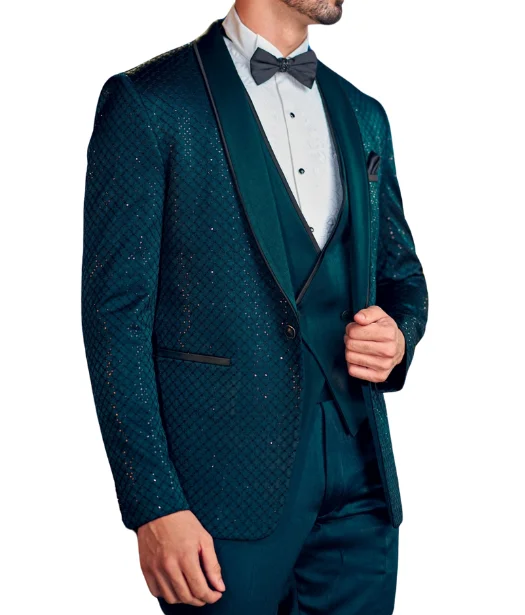 Teal Tuxedo
