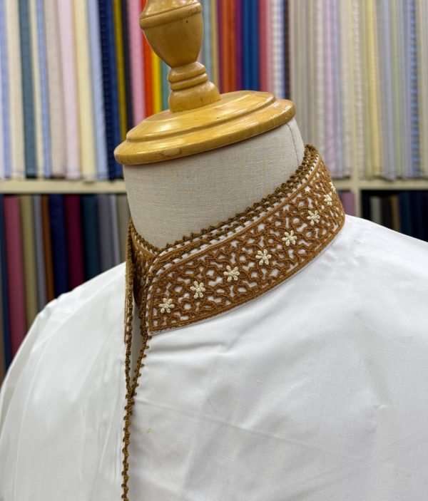 Copper Embroidered Collar
