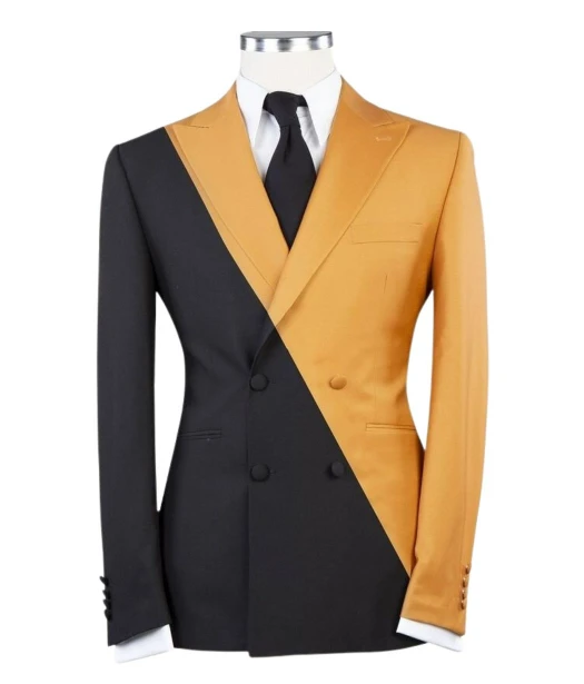 Golden Contrast Suit